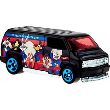 autíčko Dodge Van Custom 1977 Warner Bros 1:64 - Hot Wheels Custom '77 Dodge Van " 100 Years of Warner Bros." - model auta 1/64