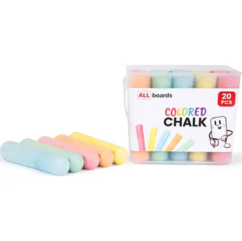 Barevná JUMBO křída na tabule – sada 20 kusů, KJ20