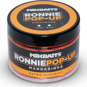 Boilies Nástraha vyskakovací kuličky MikBaits Ronnie Mandarinka 16 mm 150 ml