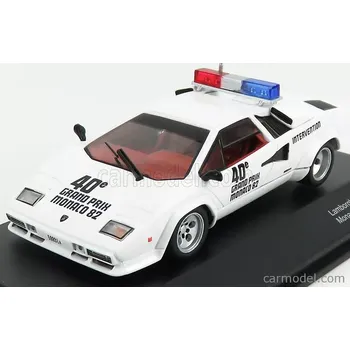 autíčko Werk83 Lamborghini Countach 5000s Safety Car F1 Gp Monaco 1982 1:43 Bílá