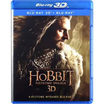 Blu-ray film Hobbit. Pustkowie Smauga Pustina Šmakova Blu-ray disk