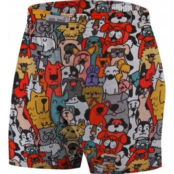 Pánské kraťasy Sesto Senso Pánské bavlněné šortky Dogs 3XL