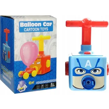 autíčko RAKETOMET BALÓNOVÉHO AUTA BALÓNKY PUMPA AUTÍČKA