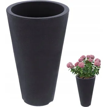 Květináč Plast Květináč Vilde šedý 45 cm x 28 x 45 cm