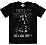 Logoshirt Star Wars Darth Vader Who's Your Daddy? černé