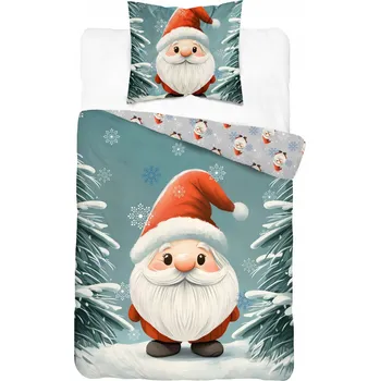 Povlečení Povlečení bavlněné 160x200 Mikuláš, Vánoce, 2-dílný dárek