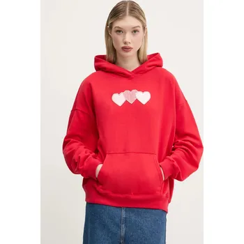 Pánská mikina Mikina Hollister Co. KI352.5132.510 červená 33X, vel. S