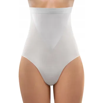 Kalhotky Sesto Senso Zeštíhlující kalhotky maxi plus size (velké velikosti) Dámské zeštíhlující kalhotky bílé, velikost XXL