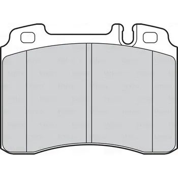 Brzdová destička Sada brzdových destiček, kotoučová brzda VALEO 302286