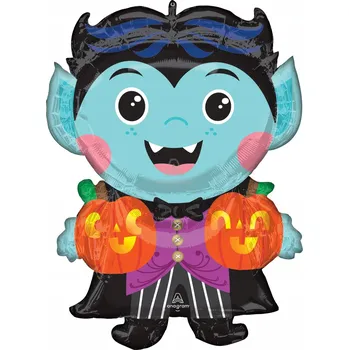 Balónek Fóliový balónek Dracula Upír - Halloweenská dekorace