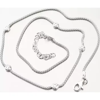 Náhrdelník Náhrdelník se zirkony - stříbro 925 N2001538-1264-SLX délka 45 cm