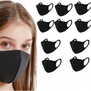 Pleťová maska ANTISMOGOVÁ MASKA OCHRANNÁ 10X - OPAKOVANĚ POUŽITELNÁ NEOPRENOVÁ MASKA NA OBLIČEJ
