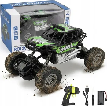 RC model auta VELKÉ DÁLKOVĚ OVLÁDANÉ TERÉNNÍ AUTO 4x4 20 km/h LED DÁREK PRO DĚTI