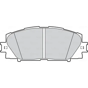 Brzdová destička Sada brzdových destiček, kotoučová brzda VALEO 302334