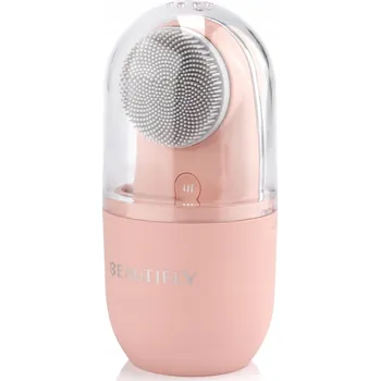 Elektrický čistič pleti Kartáček na mytí obličeje Beautifly Fresh Duo Care Blush