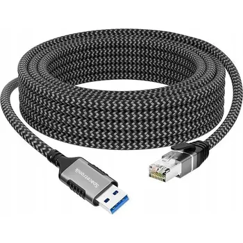 Síťová karta Síťová karta USB-A 3.0 - RJ45 5m 1Gbps Spacetronik Gigabit adaptér s kabelem