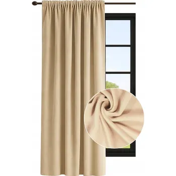 Obraz Závěsy hotové VELUROVÉ 140x160 hladké závěs samet na pásce do obývacího pokoje