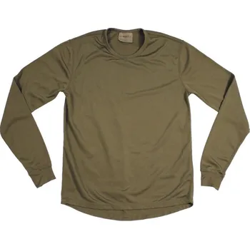Pánské tričko Armda Britsk Triko funkční dlouhý rukáv BRITSKÉ THERMAL PCS LIGHT OLIVE použité M Hnědá