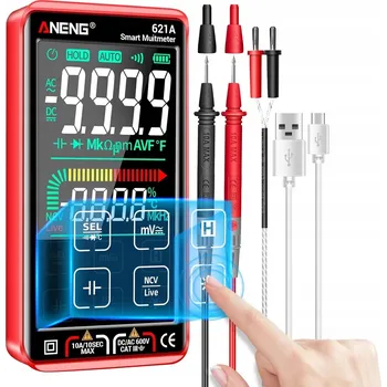 Multimetr Dotykový digitální multimetr LCD displej Multimetr Smart Multimeter
