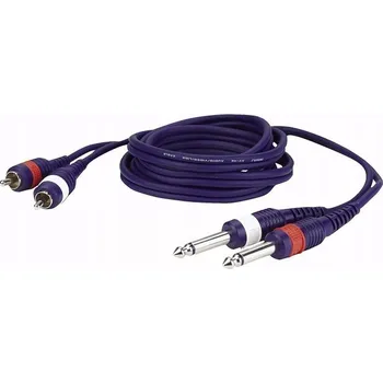 Audio kabel Kabel RCA - jack 6,3 mm DAP Audio FL23150 1,5 m