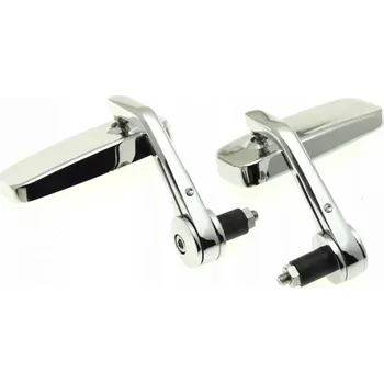 Zrcátko pro motocykl CHROMOVANÁ ZRCÁTKA NA ŘÍDÍTKA UNIVERZÁLNÍ