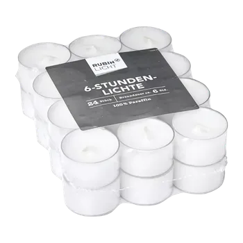 Svíčka RUBIN Čajové svíčky 24 ks 24 ks
