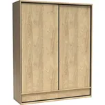 Skříň Jarstol MEDIOLAN - JARSTOL 177,2 x 221 x 58,5 cm dubová s vybavením