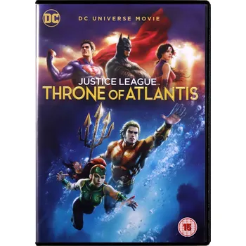 DVD film Justice League: Throne of Atlantis DVD DVD disk