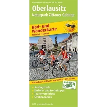 Přírodní park Horní Lužice Žitavské hory 1:50 000 / cyklistická a turistická mapa