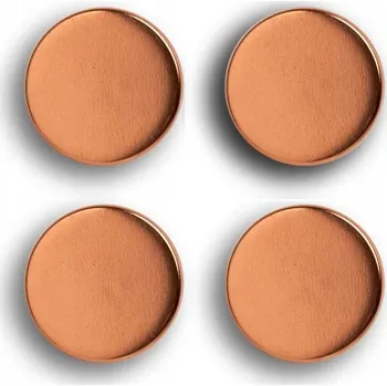 Obraz MAGNETY NA LEDNIČKU PRO MAGNETICKOU TABULI 4 ks ORANŽOVÁ SADA MAGNETŮ