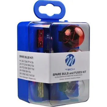 Autožárovka Sada žárovek 24V H1 70W + pojistky