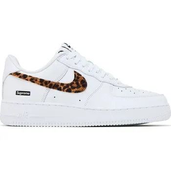 Dámská obuv Nike Supreme x GOODENOUGH x Air Force 1 Low 'White Cheetah Print' Velikost: 40.5