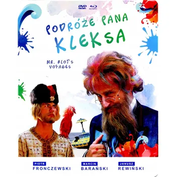 Blu-ray film Podróże Pana Kleksa Blu-Ray + DVD STeelbook FOLIA Blu-ray disk