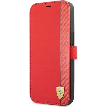 Pouzdro na mobilní telefon Flipové pouzdro Ferrari pro Apple iPhone 13 mini červené