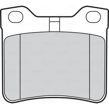 Brzdová destička Sada brzdových destiček, kotoučová brzda VALEO 301063