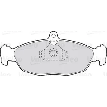 Brzdová destička Sada brzdových destiček, kotoučová brzda VALEO 301356