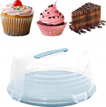 Forma na pečení CURVER forma na dort, nádoba na dort - modrá