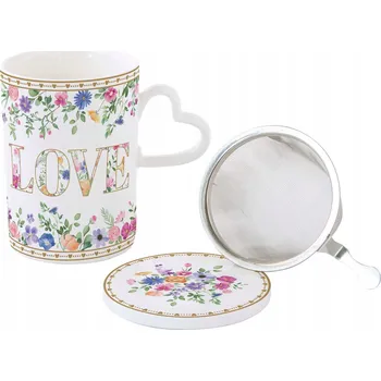 Hrnek Domdekoracji LOVE porcelánový 350 ml