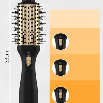 Žehlička na vlasy KARTÁČOVÁ FÉN 4V1 NA VLASY ŽEHLIČKA NA VLASY KULMA Vysoký Výkon 1000W Rychlá