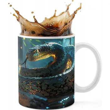 KERAMICKÝ HRNEK 330ML S POTISKEM – ZVÍŘATA HAD PLAZI