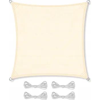 Krycí plachta Zahradní plachta GoGarden čtvercová 500 x 500 cm voděodolná UV ochrana