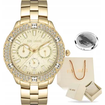 Hodinky Dámské hodinky Paul Lorens NAOMI ZLATÉ elegantní ZIRKONY datumovka