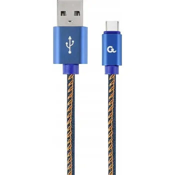 Datový kabel Kabel Gembird USB - USB typ C 2 m modrý