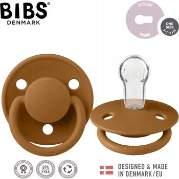 Dudlík Bibs proti kolice, kulatý silikon 0+