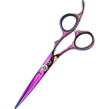 Kadeřnické nůžky Kanpeki Murasaki nůžky 5,5 palců