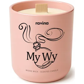 Svíčka MY WY VONNÁ SVÍČKA VE SKLE PARFÉM SOJOVÁ VONNÁ SVÍČKA RAVINA