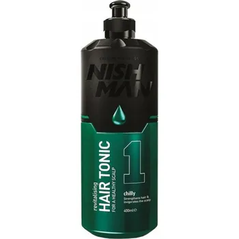 Vlasová regenerace Nishman Chilly posilující tonikum na vlasy pro muže 400 ml