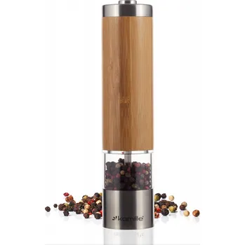 Kuchyňský mlýnek Elektrický mlýnek Kamille 7063 na pepř a sůl, béžový, plast