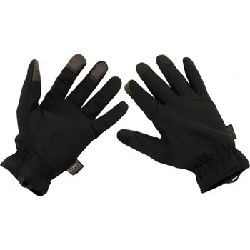 Rukavice MFH Defence Rukavice prstové lehké ČERNÉ M ČERNÁ - BLACK