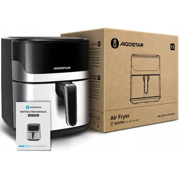 fritéza Horkovzdušná fritéza 1600W 6,5 l s programy a okénkem Aigostar